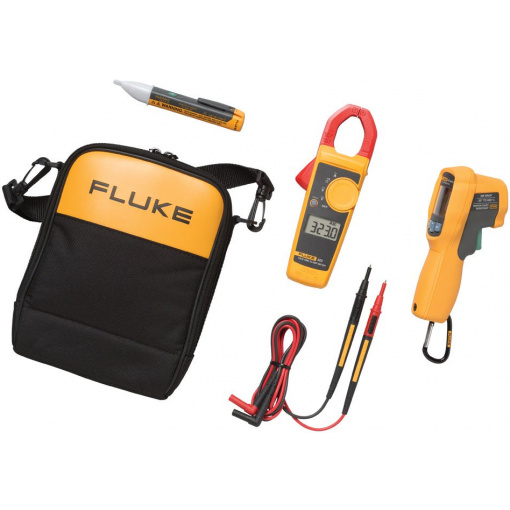 Fluke 62 MAX+/323/1AC IR Thermometer, Clamp Meter and Voltage Detector Kit